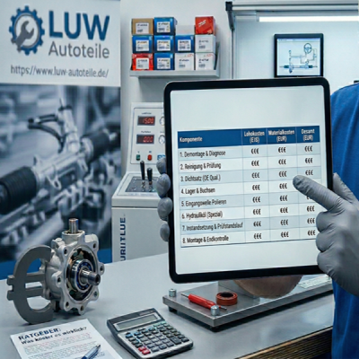 Lenkgetriebe Reparatur Kosten - Was kostet die Instandsetzung wirklich? - Lenkgetriebe Reparatur Kosten – Aktuelle Preise &amp; Vergleich | LuW Autoteile