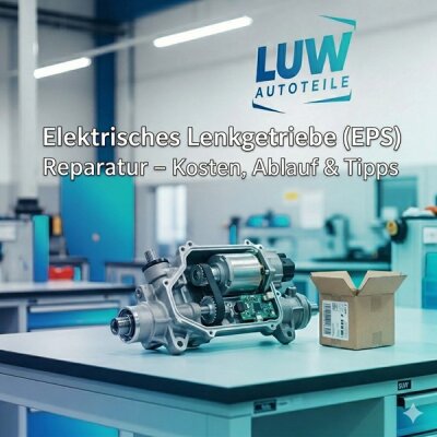 Elektrisches Lenkgetriebe (EPS) Reparatur – Kosten, Ablauf &amp; Tipps - Elektrisches Lenkgetriebe EPS Reparatur 2025 – Kosten &amp; Ablauf | LuW