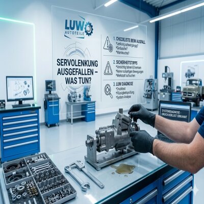 Servolenkung ausgefallen – Was tun? Erste Hilfe, Ursachen &amp; Kosten  - Servolenkung ausgefallen – Was tun? Erste Hilfe &amp; Kosten | LuW Autoteile