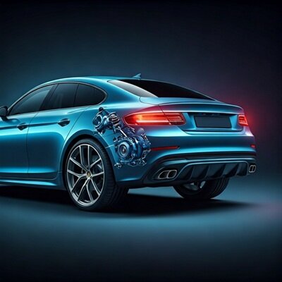 Fahrzeug mit Hinterachachslenkung