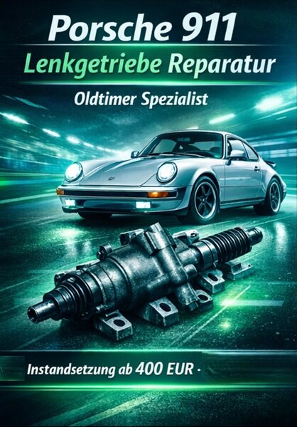Porsche Lenkgetriebe Reparatur Oldtimer Spezialist LuW Autoteile